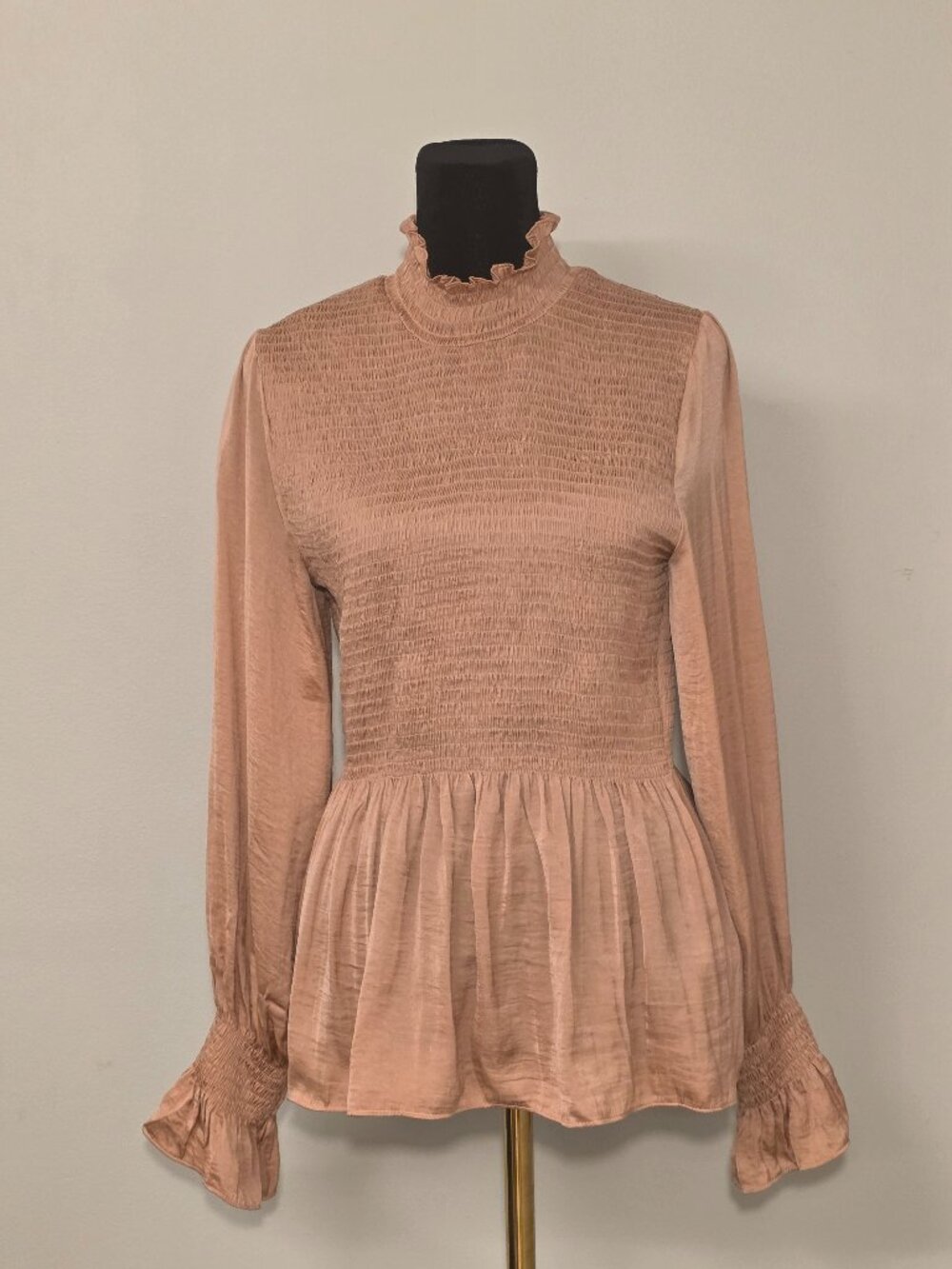 NWT Vici From Nordstrom Peplum Blouse Size S